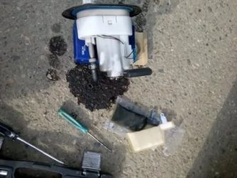 Хендай туссан где находится топливный фильтр?