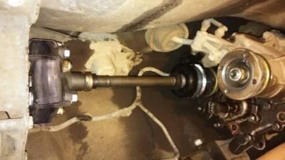 Как снять промежуточный вал на ниве шевроле?