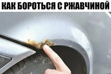 Как убрать ржавчину с машины своими руками?