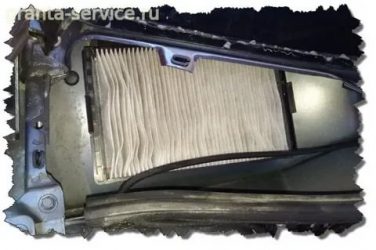 Как заменить фильтр салона на гранте?