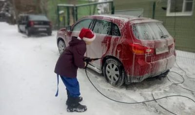 Нужно ли мыть машину зимой?