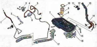 Топливная система калина 8 клапанная