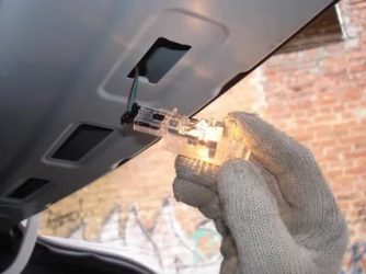 Замена лампы багажника поло седан