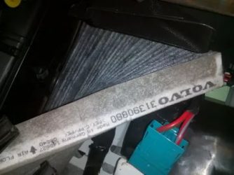 Замена салонного фильтра вольво хс60